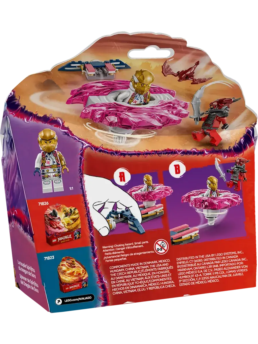 Конструктор Ninjago 71824 Спиннер Драконьего Кружитцу Соры — фото 4