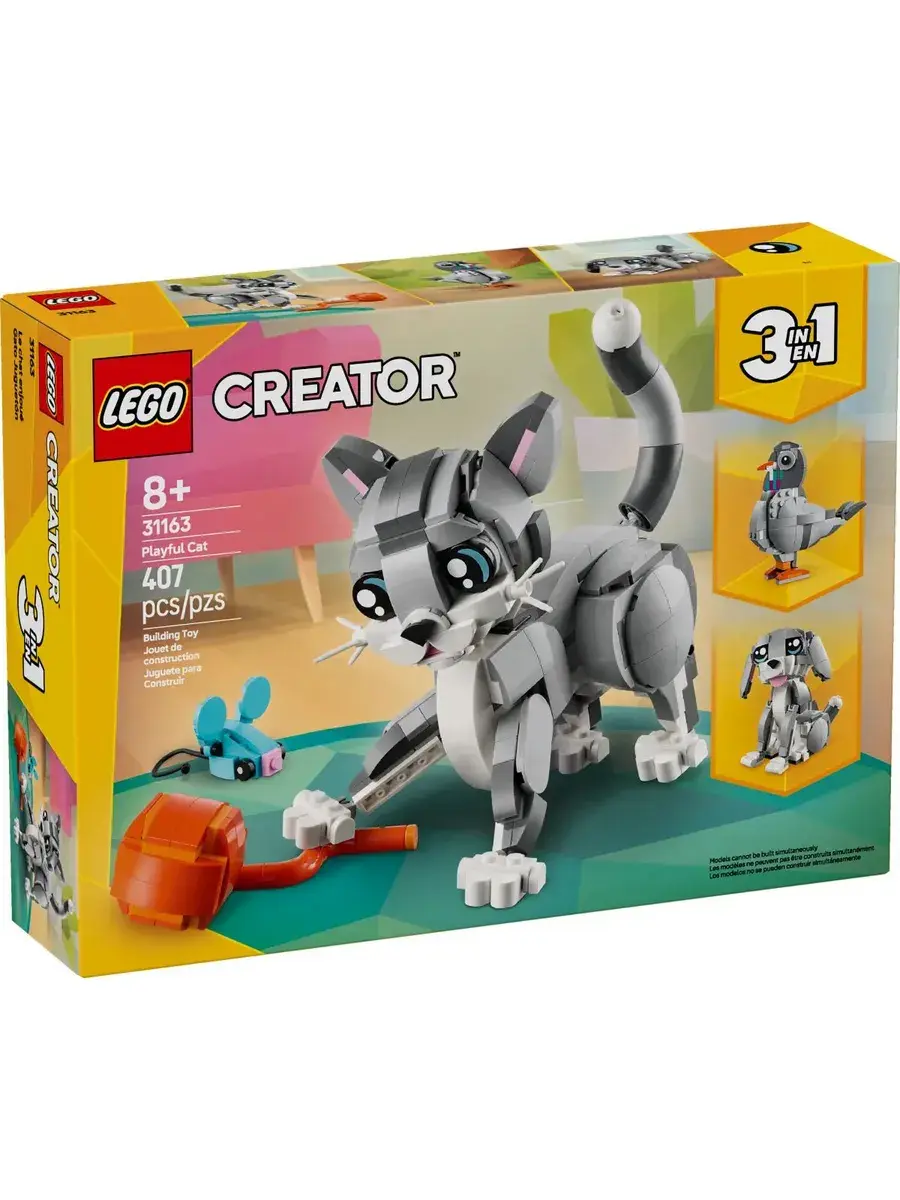 Конструктор Creator 31163 Игривый котик