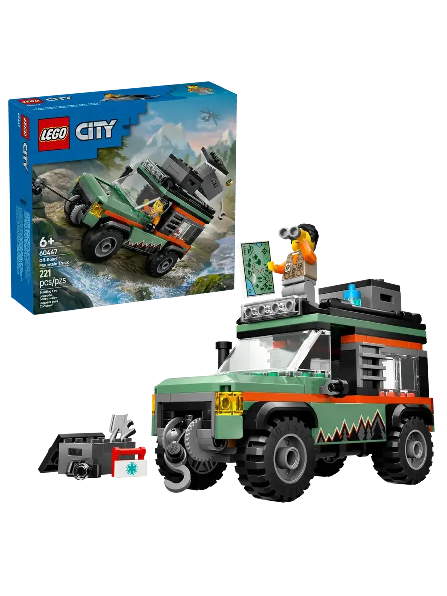 Конструктор LEGO Сity 60447 Внедорожный горный грузовик 4x4