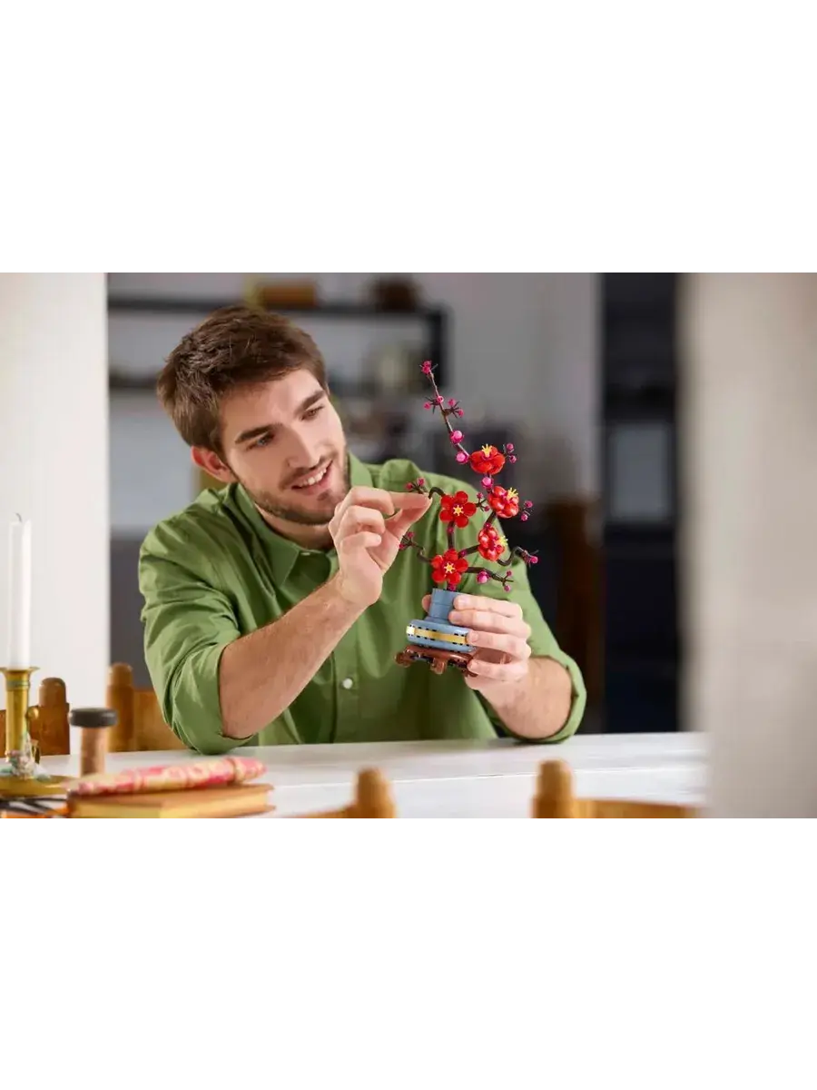Конструктор для взрослых Botanicals 10369 Цветущая слива — фото 7