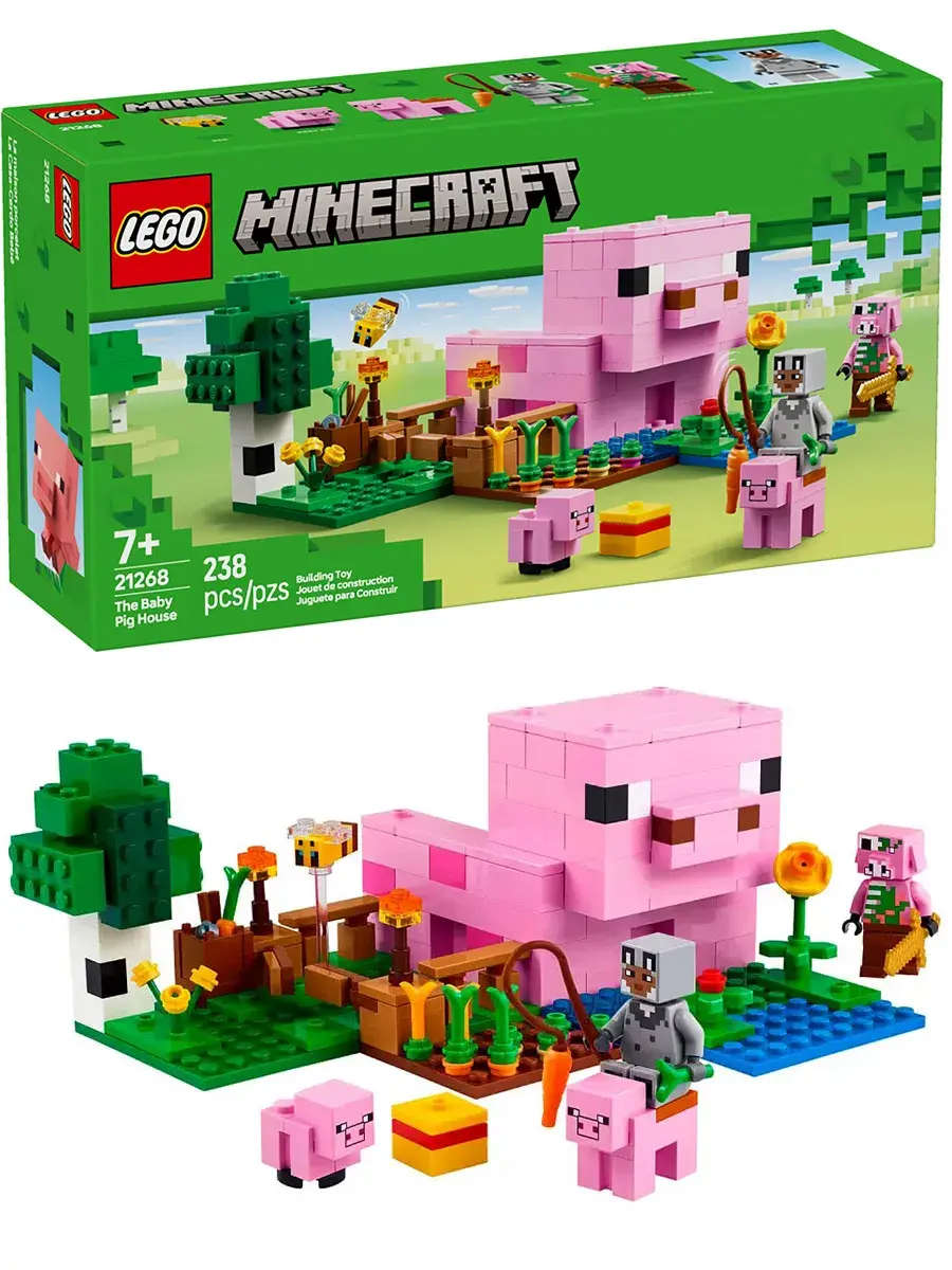 Конструктор Minecraft 21268 Дом поросёнка