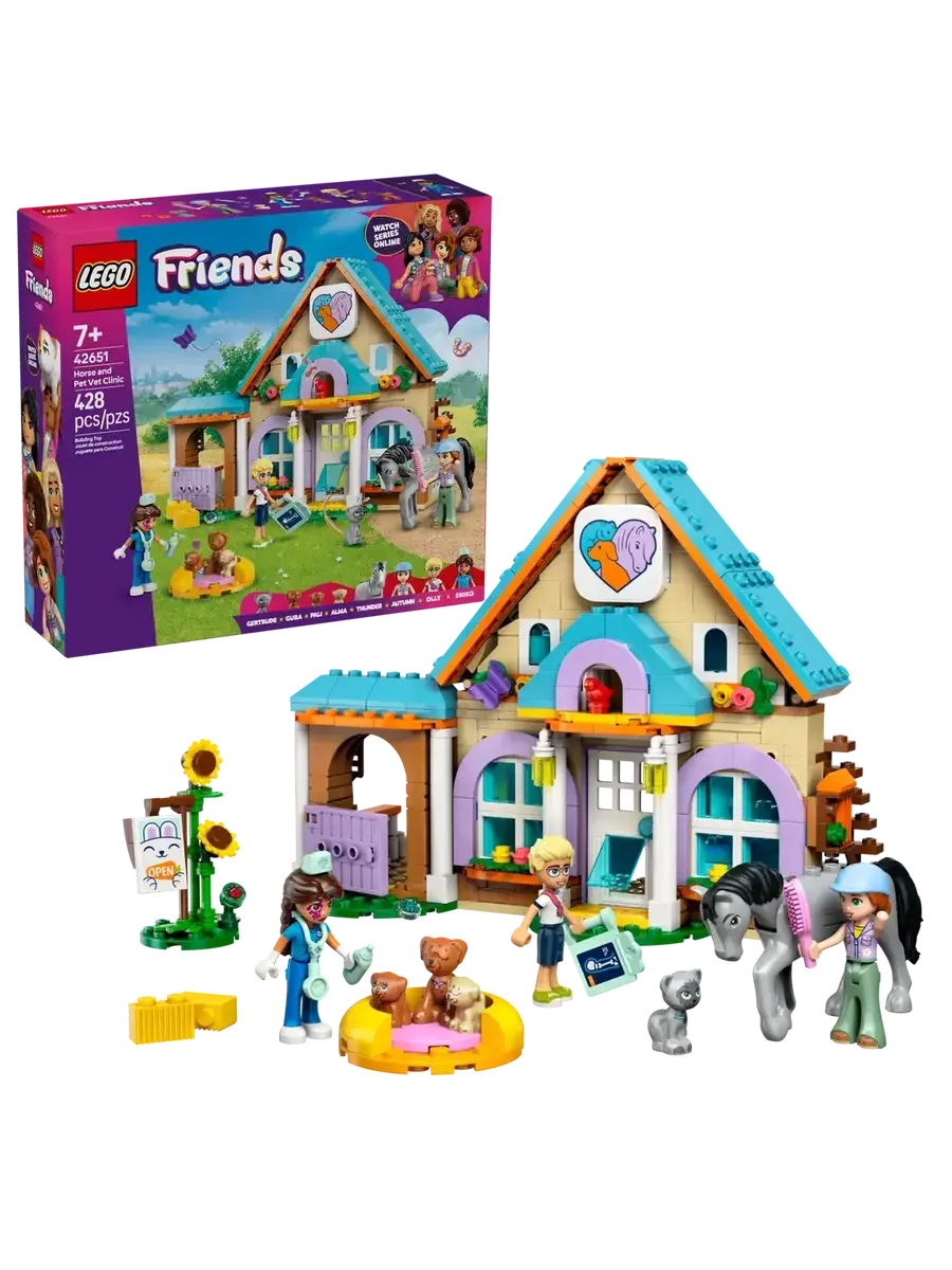 Конструктор Friends 42651 Ветеринарная клиника для лошадей