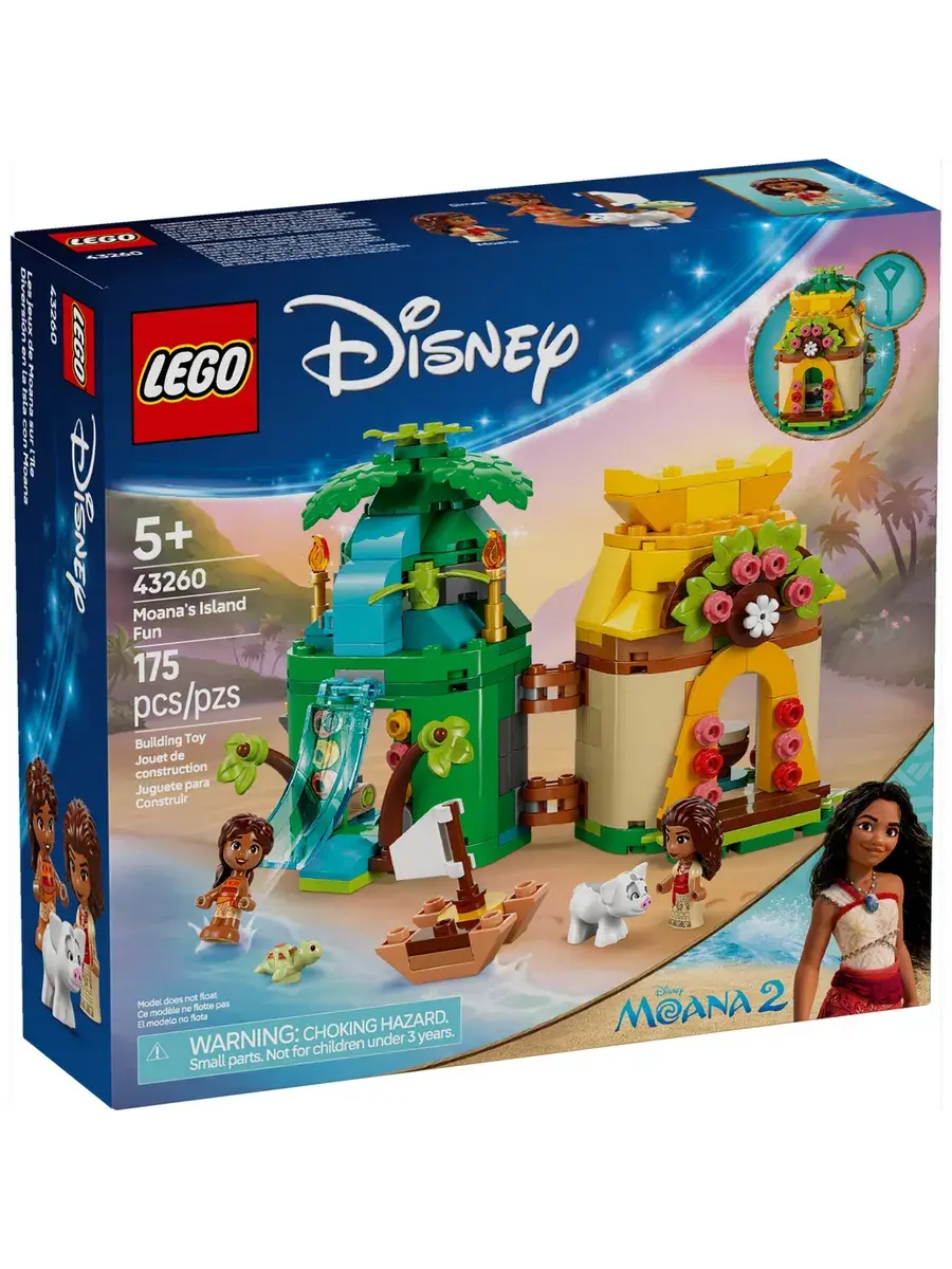 Конструктор Disney 43260 Остров развлечений Моаны