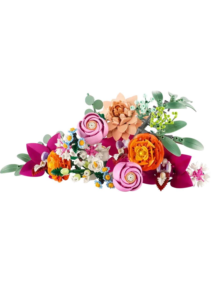 Конструктор Icons 10342 Букет из розовых цветов — фото 6