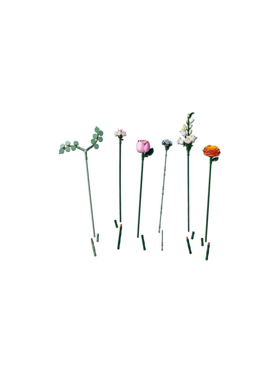 Конструктор Icons 10342 Букет из розовых цветов — фото 11