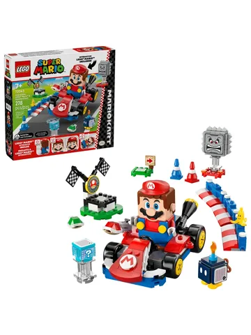 Конструктор Super Mario 72043 Mario Kart интерактивный